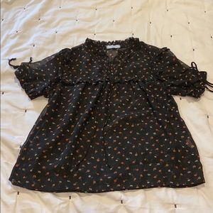 Chiffon baby doll top